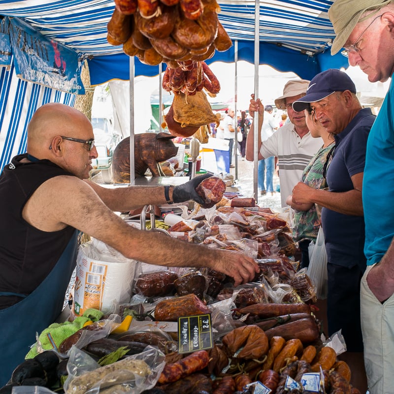 Sausage stall